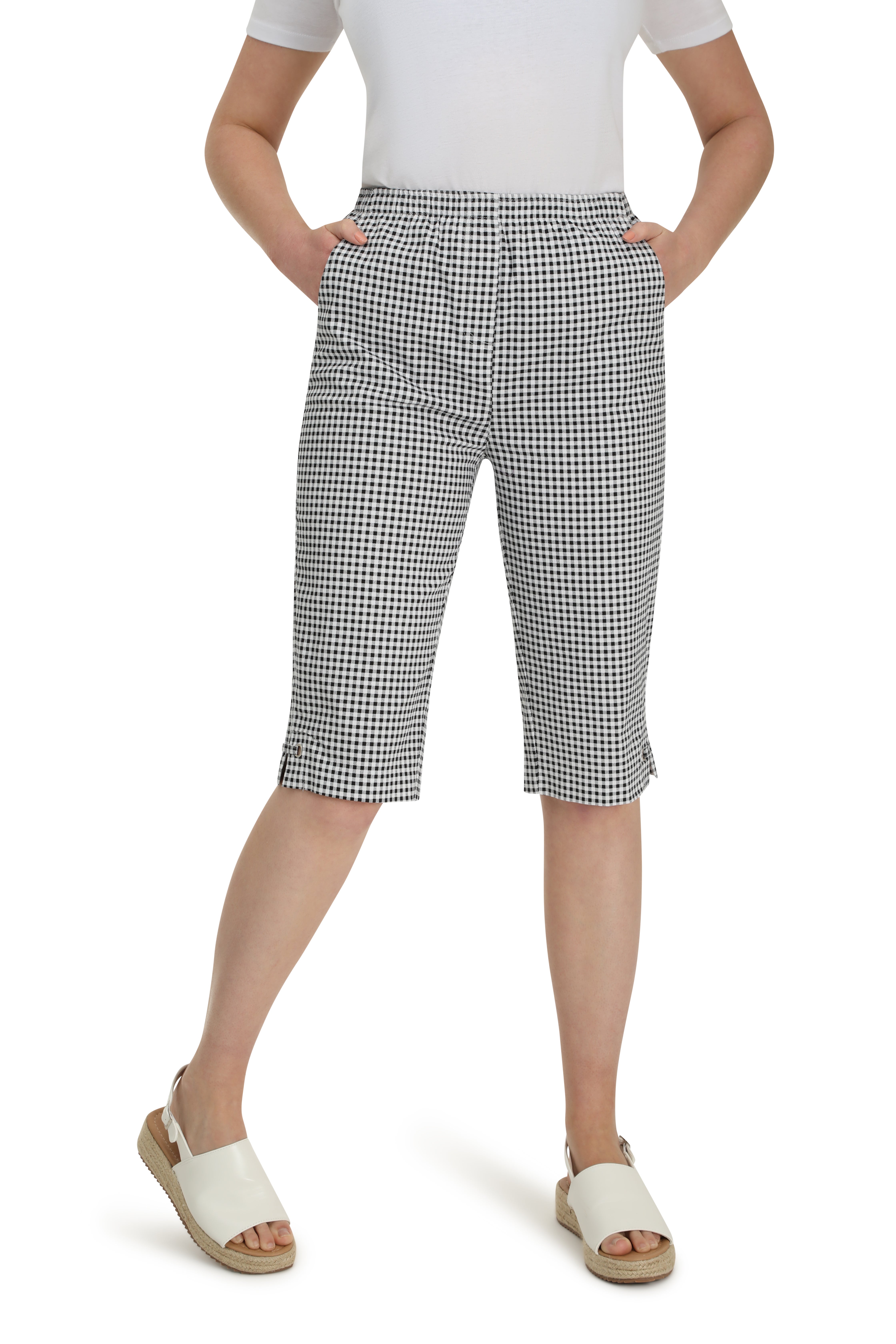 Printed Boat Pants Below Knee Caroline Eve