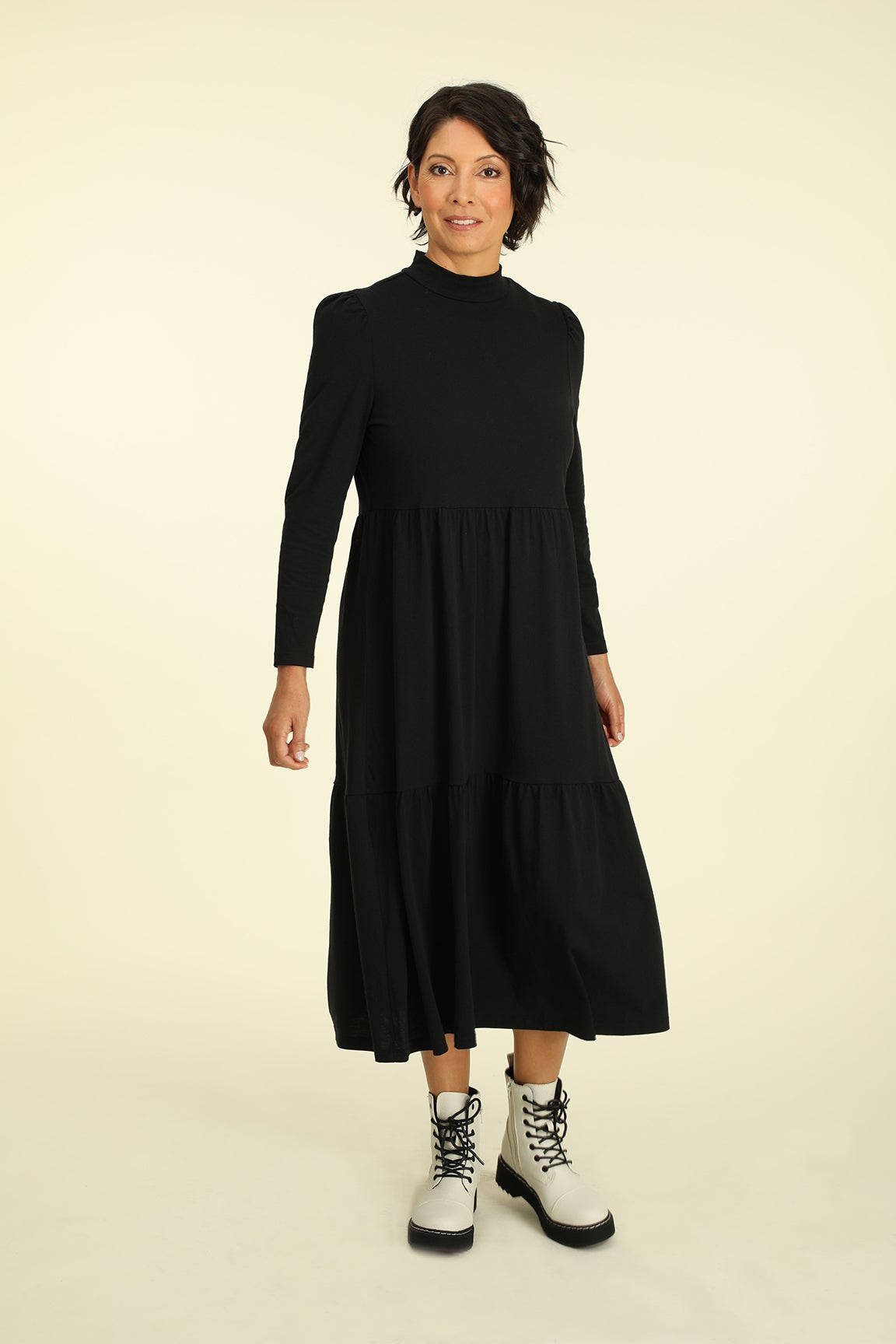 100% Cotton Knit Dress | Caroline Eve
