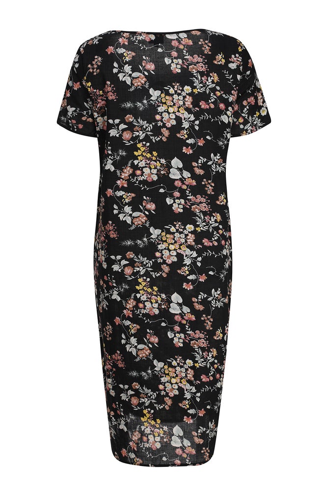 Eve In Paradise Monika Shaped Hem Cotton Shirt Black main image 1