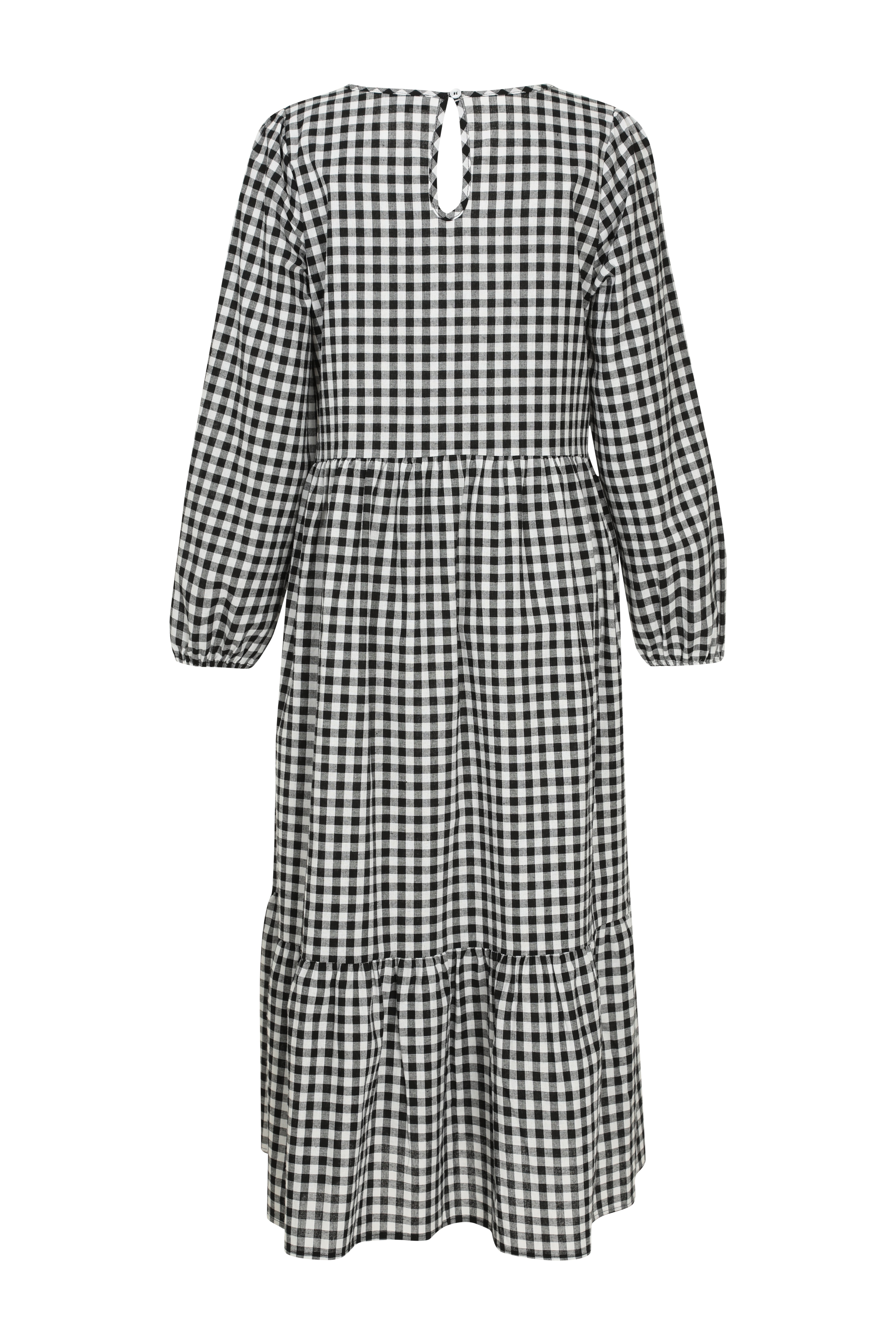 Gingham dress sales long sleeve