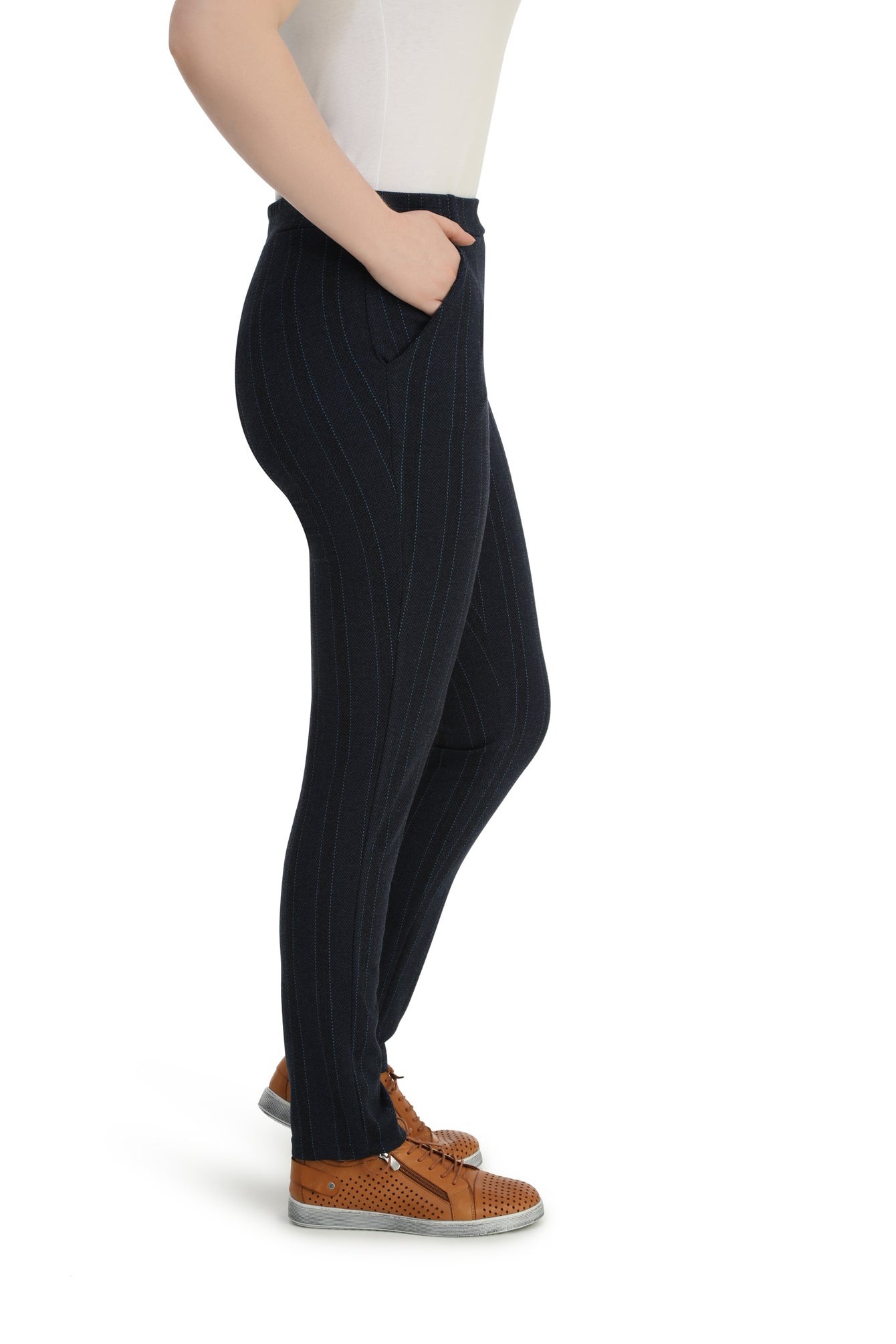 Caroline Satin Unique Print Scarf Tank and Elastic Waist Wide Leg Pants Set