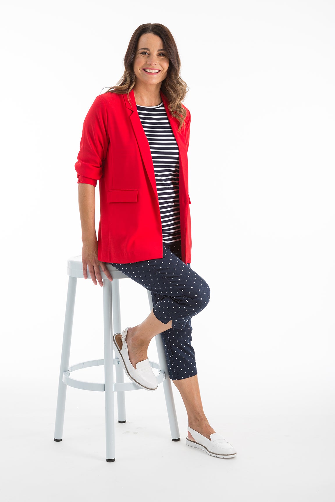 Red on sale twill jacket