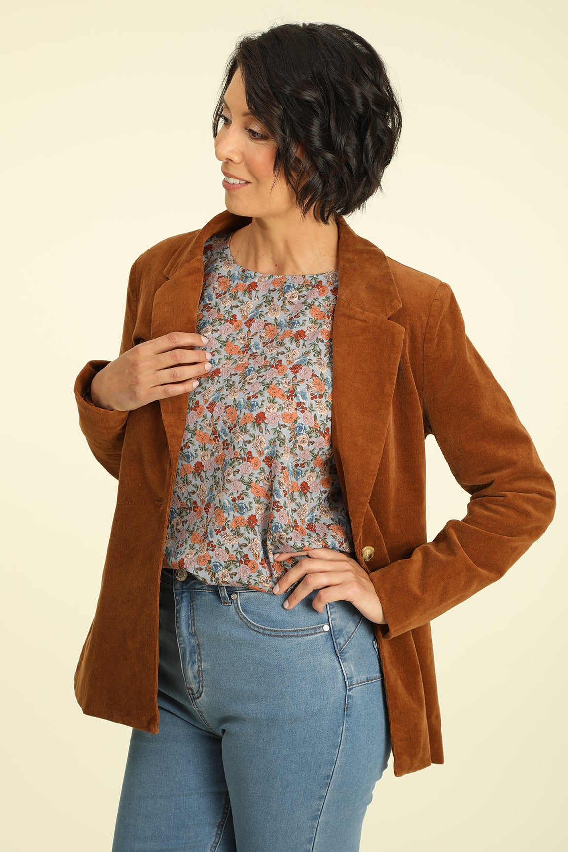 Stretch Cord Jacket | Caroline Eve