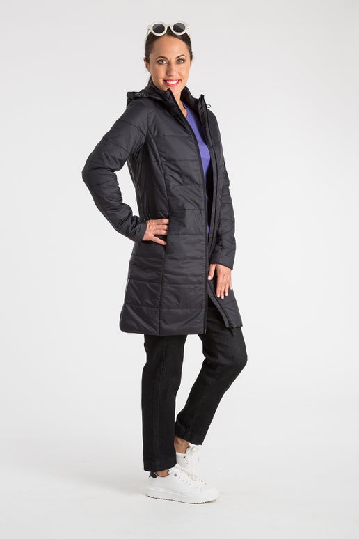Puffer Jacket in Black | Caroline Eve