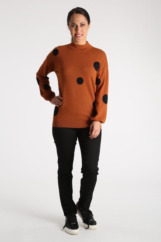 Luxe Knitwear Jersey in Black Caroline Eve