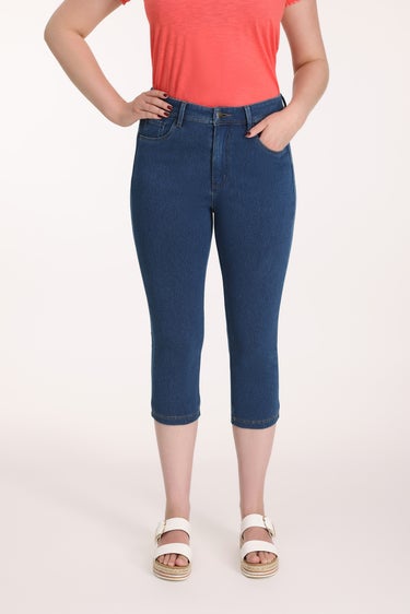 Women's Mid Calf Denim Jeans