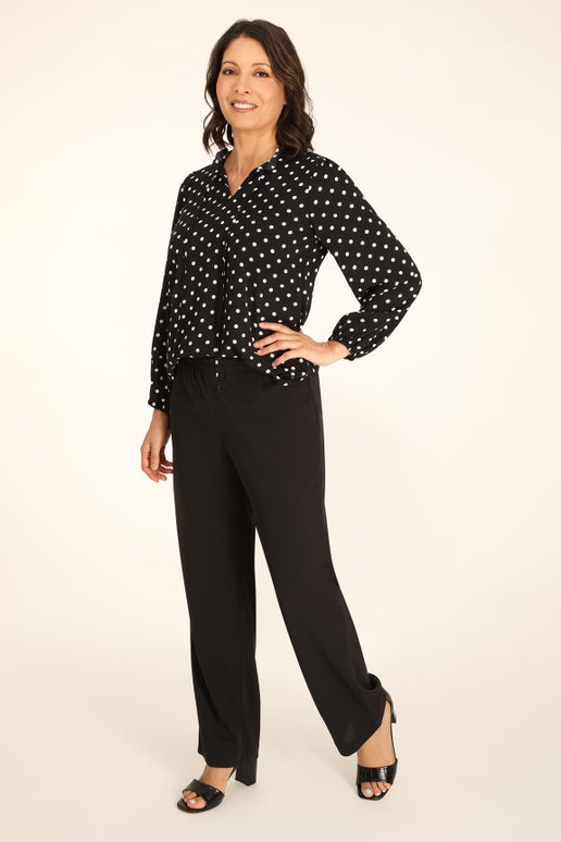 Evening Coord Pant in Black Caroline Eve