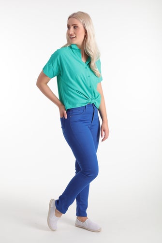 Coloured Denim Regular Jean