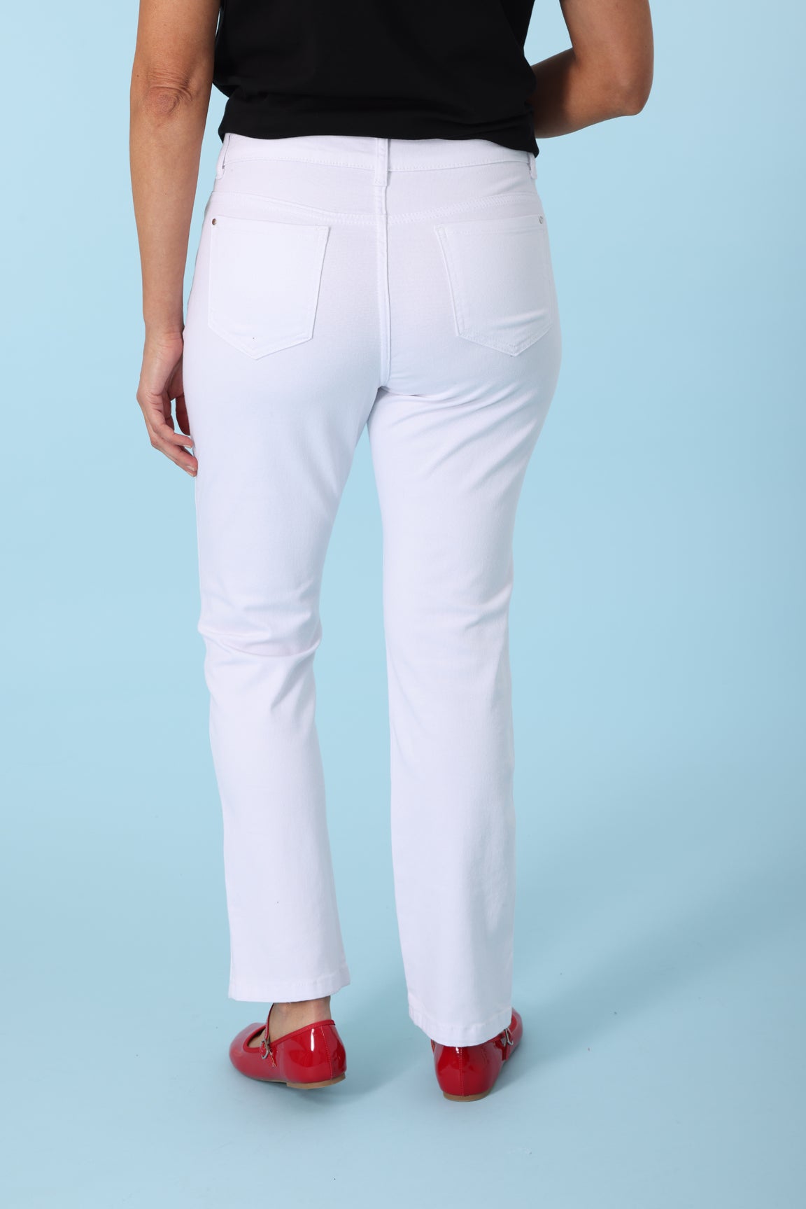 Straight leg coloured jeans hotsell