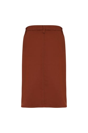 Coloured Denim Skirt