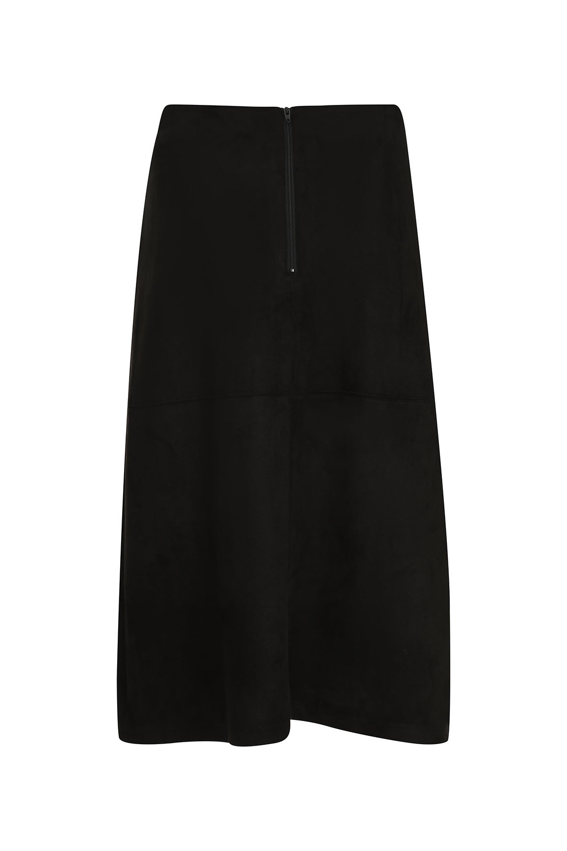 Suede zipper skirt hotsell