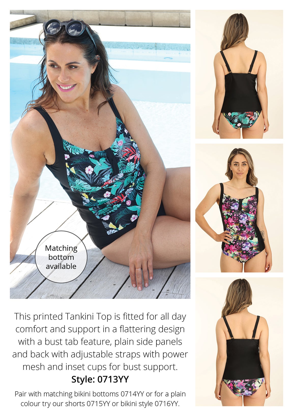fitted tankini top