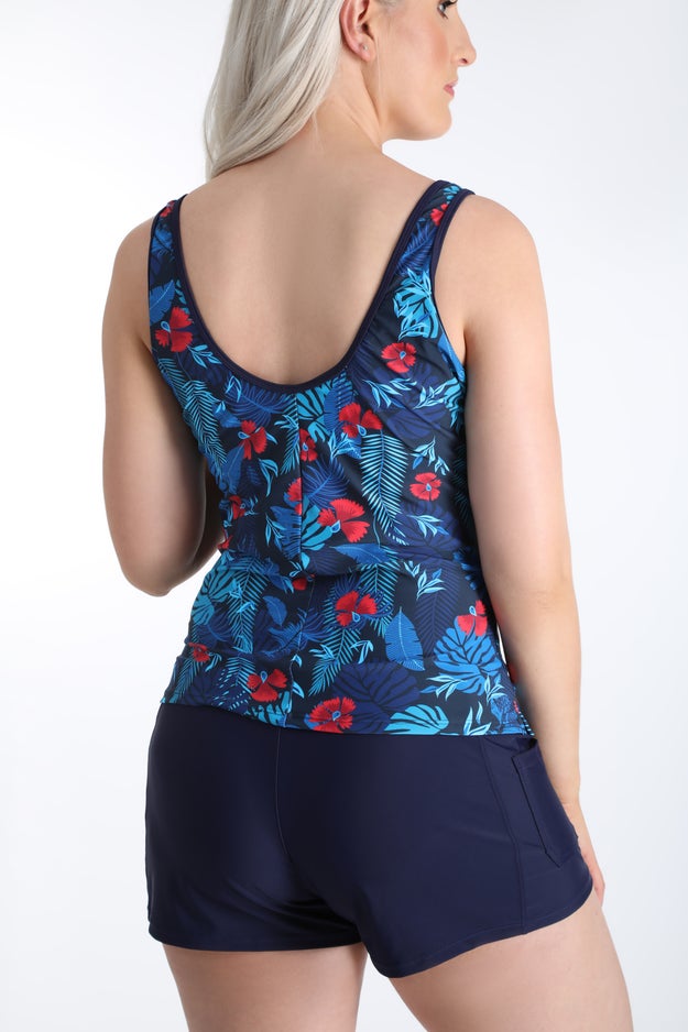 Tankini, Mastectomy Prosthetic Cup Option Caroline Eve