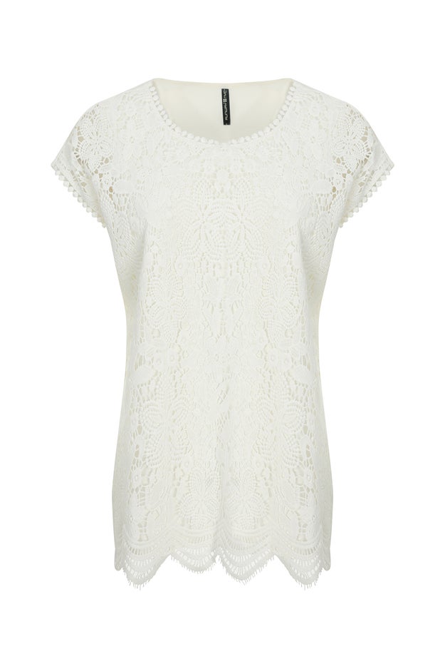 Embroidery Lace Top