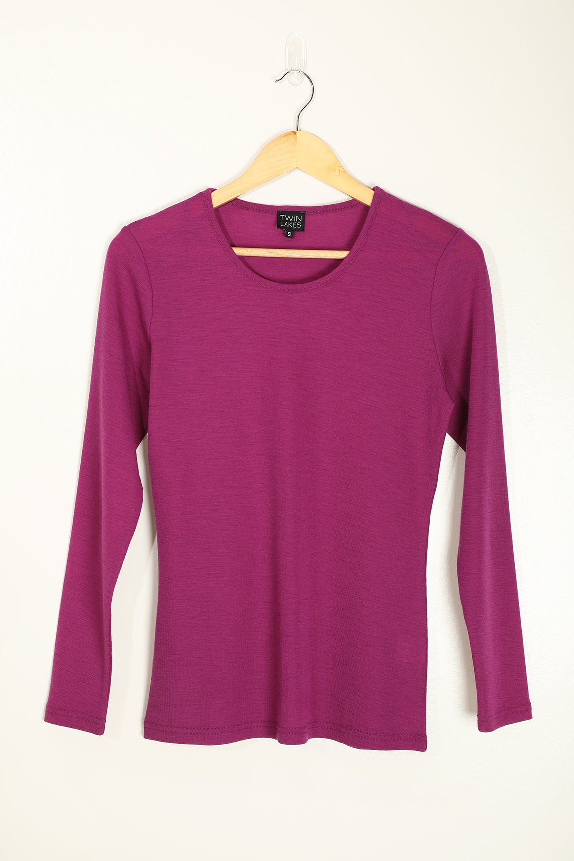 Veni Merino Top - Pink Marle