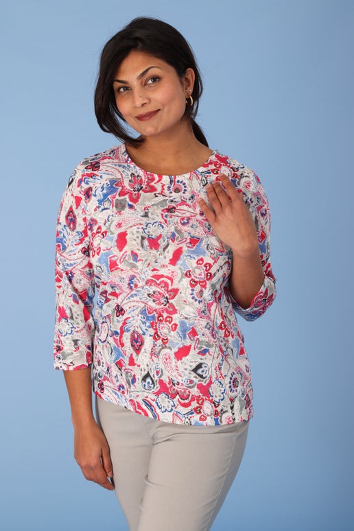 Aline slub top CS115