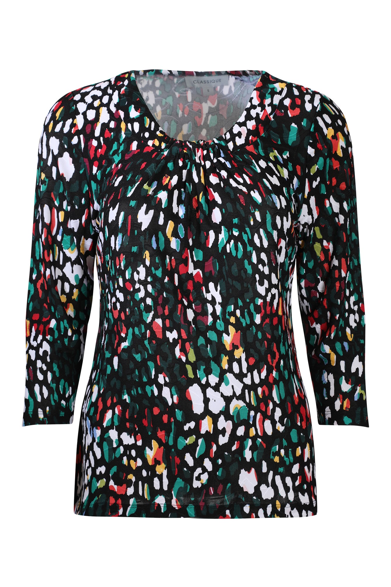 Caroline Striped Hooded Top main image 1
