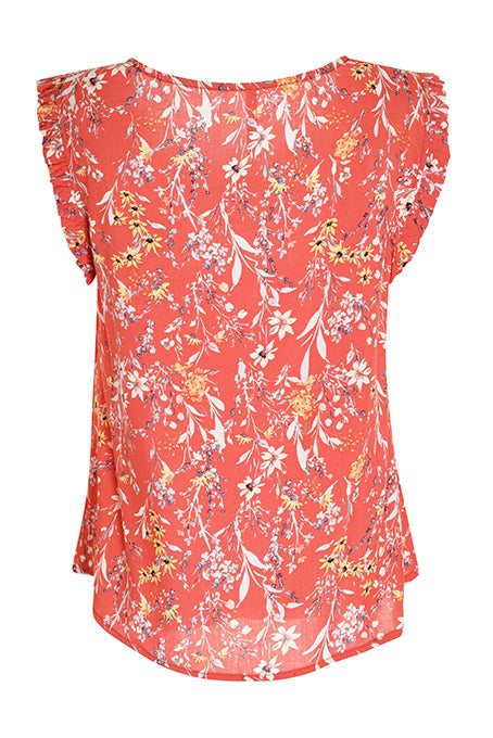 Light Blue/White Caroline Top main image 1