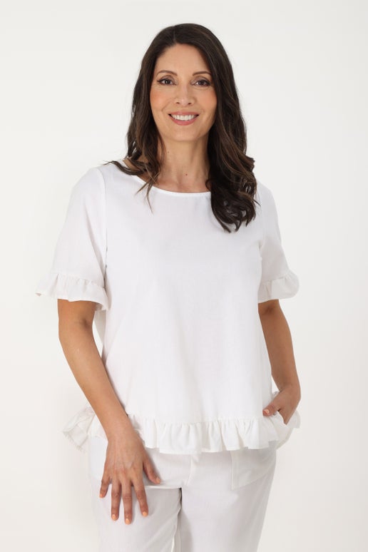 Clementine Frill Top