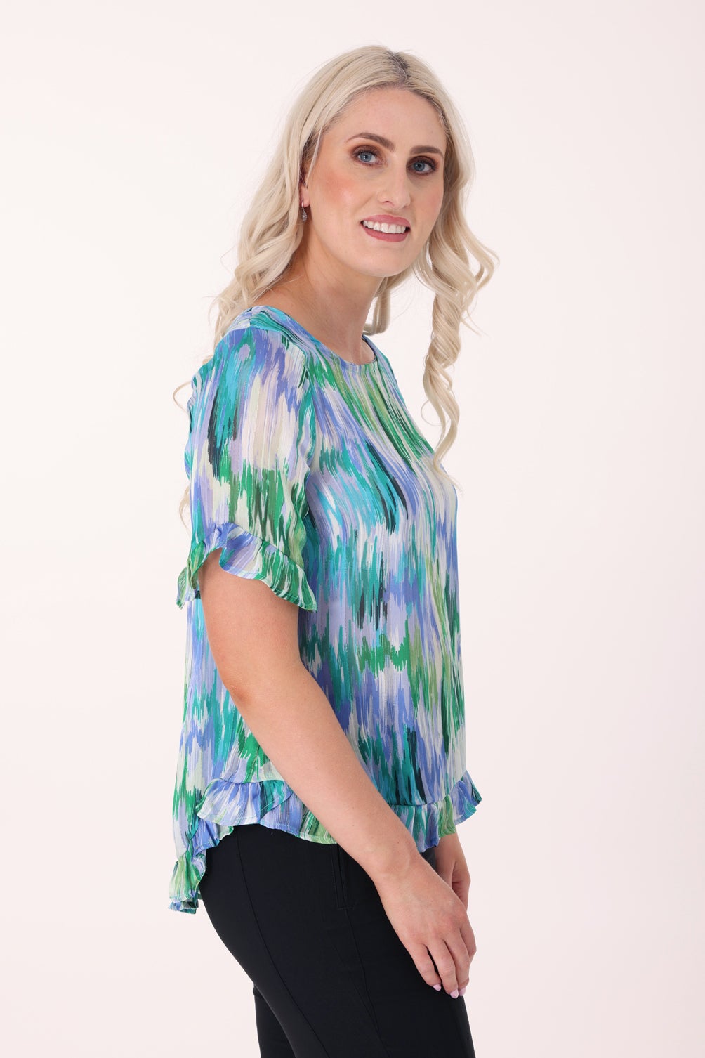 chiffon back top