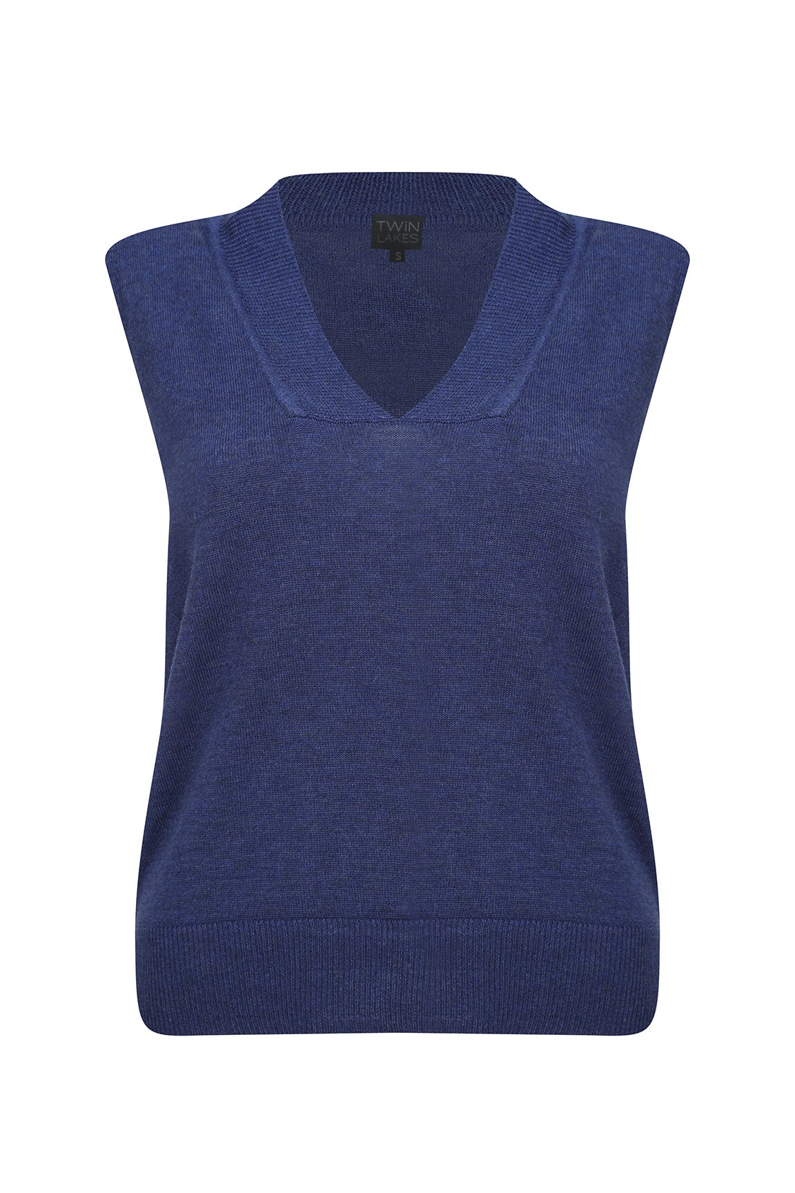トップス MARNO Caroline vest vest-rib-v-neck-sleeveless-hem